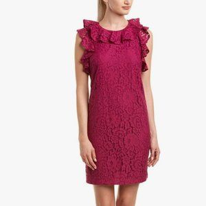 Trina Turk Oakray Lace Ruffle Dress